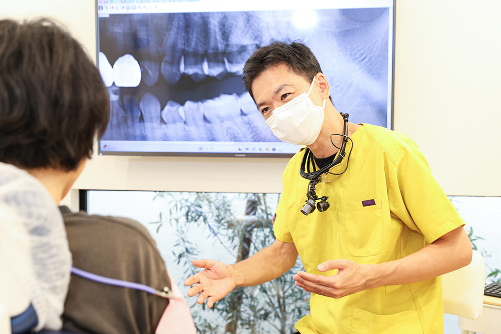 治療方針やリスクなどを丁寧に説明