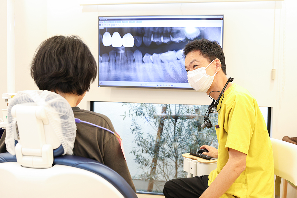 丁寧なカウンセリングと精密検査に基づいた治療計画の製作