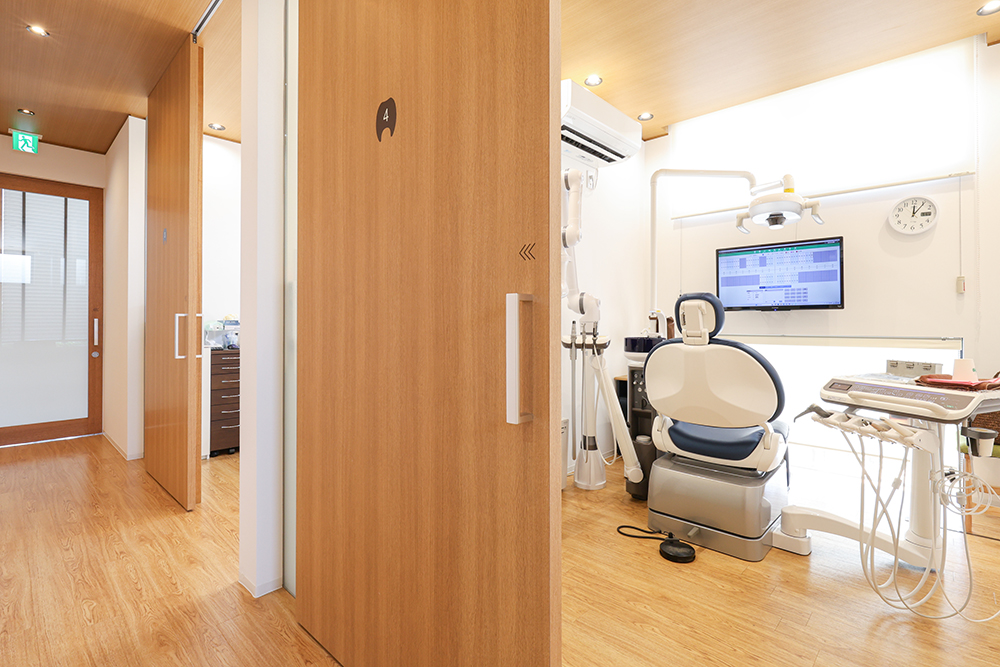 個室の診療環境